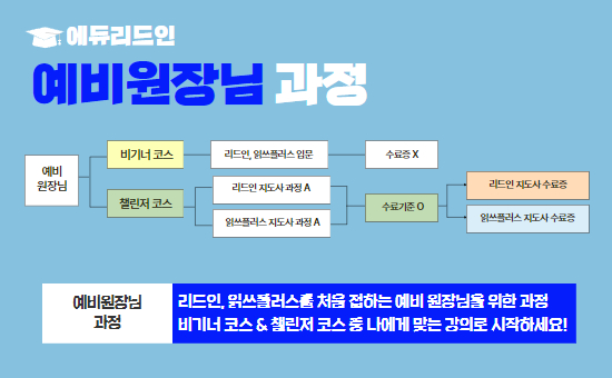 예비원장님 코스